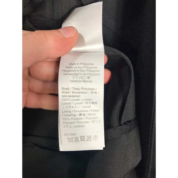 J. Crew Going Out Blazer Black Womens 8 Tall Lady Work Professional Minimalist - Picture 9 of 10